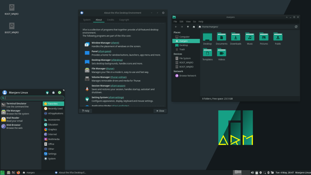 Manjaro на ARM